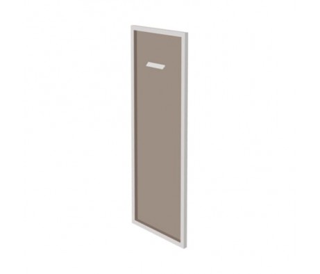 Дверь стеклянная тонированная в алюминиевой раме БНД-02.1Т Бонд