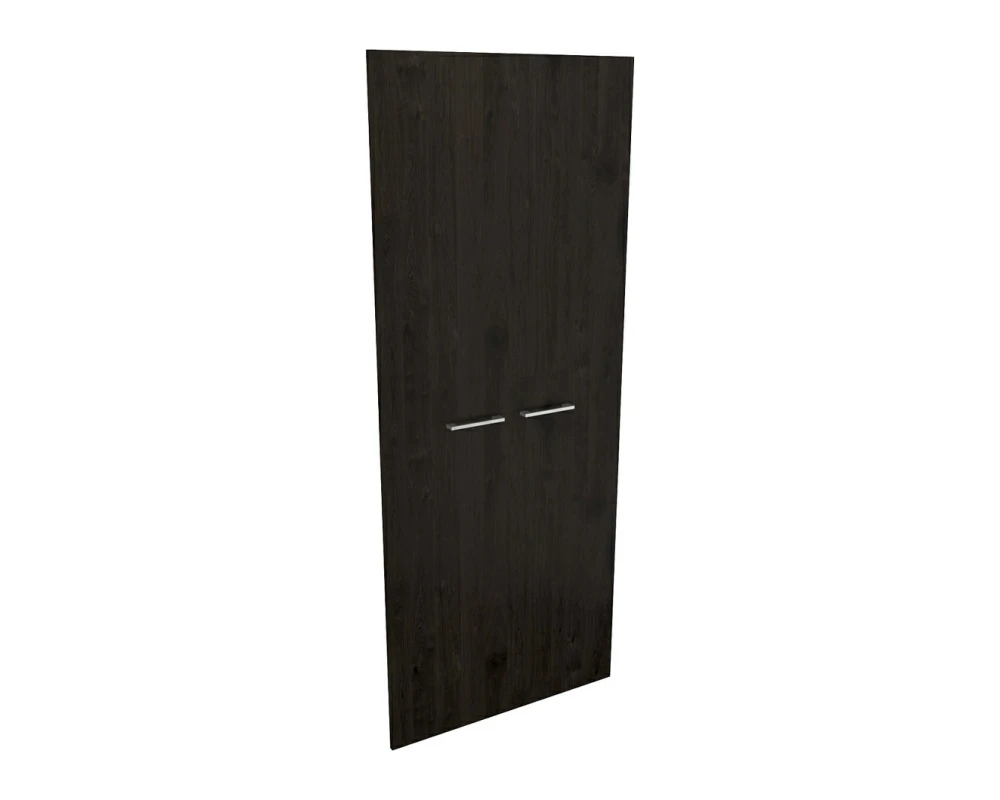 Комплект высоких деревянных дверей ручка скоба 192x80x1,6 Blackwood, Belfast