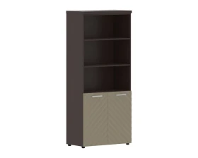 Шкаф с 1 комплектом глухих малых дверей и топом 854х452х1958 Torr Люкс images