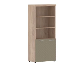 Шкаф с 1 комплектом глухих малых дверей и топом 854х452х1958 Torr Люкс images